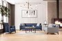 Atelier Del Sofa Petra 2 Sofá 2 Plazas, Gris Claro, 165x87x86 cm